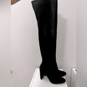 Aldo Tall Over The Knees Black Boots Size 8
